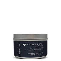 kin+kind Sweet Basil Natural Pet-Odor Neutralizing Candle, 8 oz.