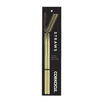 Corkcicle Stainless Steel Angled Straws, Perfect for 16oz or 24oz Tumbler - Gold