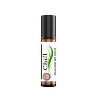 Anxiety Relief Essential Oil Rollon - Chill Blend |10ml | Pre-Diluted | Easy Rollon | Stainless Steel Ball Roller | Therapeutic Grade | Stress Relief | Relaxation | Elevate Mood