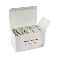 Tailfeathers Honeysuckle individually wrapped biodegradable flushable wipes with natural plant based ingredients