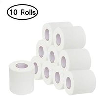 Berlato Toilet Paper Rolls Silky 3-Ply Soft Ultra Professional White Toilet Paper,Value Size Advanced Bath Tissue Rolls, Home Kitchen Enviro Friendly Recycled Toilet Tissue (10 Rolls)