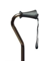 Drive Medical (a) Ortho Grip Offset Cane Aluminum-Bronze
