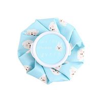 Cute Cartoon Hot & Cold Physiotherapy Bag, Sports hot & cold Compress Package, Summer Mini Cooling Water Injection Ice Bag (Blue)