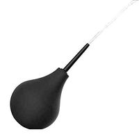 1 PCS 160 ML 5 OZ Black Enema Bulb Soft Safe Silicone Material Comfortable Intestinal Cleanser Professional Douches Vaginal Anally Washing Cleaning System