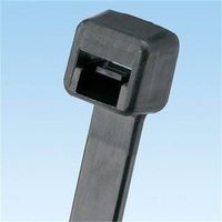 Panduit SG300S-M30 Super-Grip Cable Tie, Heat Stabilized Nylon 6.6, Standard Cross Section, Curved Tip, 70lbs Min Tensile Strength, 3.2" Max Bundle Diameter, .050" Thickness, .225" Width, 12.4" Length (Pack of 1000)