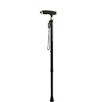 Walking Stick Contoured Grip Sticks Led Light Aluminium with Rubber Ferrule Adjustable Cane for Men Women Arthritis Seniors Fauay
