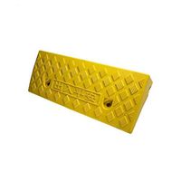 Plastic Triangle Pad, Indoor Ramp Wheelchair Car Uphill Pad, Reducer Step Supermarket Shopping Center Threshold Service Ramp 5-15cm of Various Heights (Color : Yellow, Size : 502713CM)