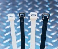 ACT AL-36-175-9-C 36" Natural 6/6 Nylon Extra Heavy Duty Cable Ties 50 Pack