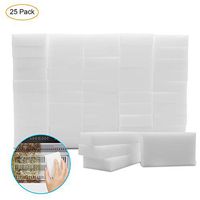 Yiba Made 25-Pack High Density Sponge Melamine Cleaning Sponge Multipurpose Cleaning Foam Multi-Functional Cleaner for Kitchen, Bathroom, Floor