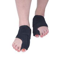 Healifty Toe Wraps Toe Separator Straps(Black)