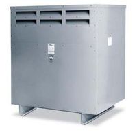 Acme Electric T2A533401S Dry Type Distribution Transformer, 3 Phase, 480V Delta Primary Volts, 240V Delta/120V Tap Secondary Volts, 60 Hz, 6 kVA