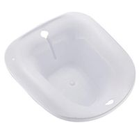 Sitz Baths Portable Bidet, Fits on Toilet, Smooth Contoured Plastic,Avoid Squatting for Pregnant Women, Hemorrhoids Patients on The Toilet