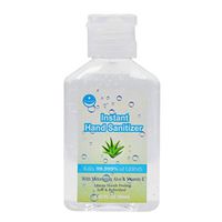 HandSoap, 60ml Rinse-Free Instant HandSanitizer Gel Moisturizing Aloe 75% Alcohol Liquid