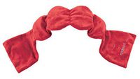 Nodpod Bead Filled Sleep Mask & Eye Pillow | Patented Light Blocking Designs for Sleeping, Travel & Relaxation | Machine Washable, BPA Free Gel Microbeads (Red)