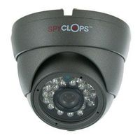 Spyclops MINIDOMEG Gray Mini Dome Style Indoor 24 IR Nightvision LED CCTV Camera