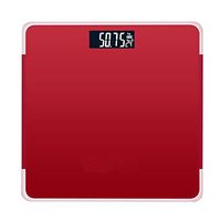 Body Fat Scales Digital Weight Bathroom Scales, for Body Weight Fat, BMI, Red