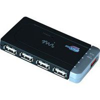 5PORT Hub USB 2.0 with Ac Adapter Hi-Speed Mobility