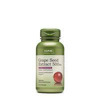 GNC Herbal Plus Grape Seed Extract 500mg - Extra Strength, 60 Capsules, Provides Antioxidant Support