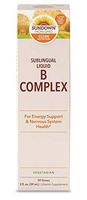 Sundown Vitamin B-12 Complex Sublingual Liquid, 2 Ounces