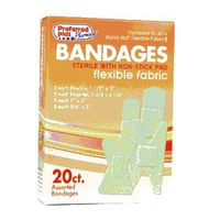 Bandages Flexible Fabric Bandages Assorted - 20 ea