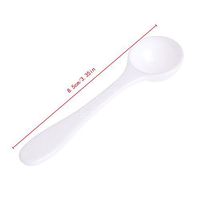 Thobu 1 Gram Granular Powder Fertilizer White Scoop Spoon Plastic Gardening Supplies Spoon Garden Art