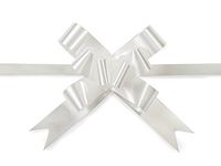 WHITE 2" Butterfly Pull BowsPETITE Pull Bows 100% Polypropylene (3 unit, 100 pack per unit.)