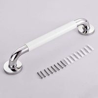 LLF Non-Slip Grab Bar - Shower Handle Bathroom Balance Bar - Safety Luminous Circles- Handicap, Elderly, Injury, Senior Assist Bath Handle (Color : White, Size : 58cm)