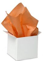 Cakesupplyshop Packaged Extra Large 24pack Satin Finish Brigh Orange Gift Wrap Tissue Paper