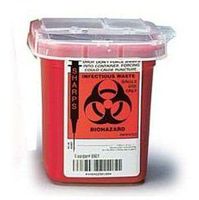 Bioharzard Needle and Sharp Object Safety Container - 1 Pint by OakTree