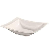 Lillian 12-Ounce Rectangular Plastic Bowls, 10 Count, Sahara