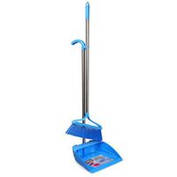 HEHUIHUI- Upright long handle and brush cleaning kit, long handle broom set HHH (Color : Blue)
