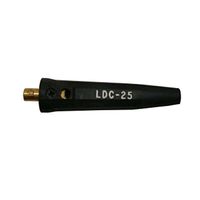 Lenco 05423 LDC-25 Black Male Dinse Style Cable Connector