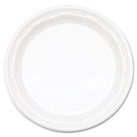 Dart 10PWF Famous Service Impact Plastic Dinnerware, Plate, 10 1/4" dia, White (Case of 500)