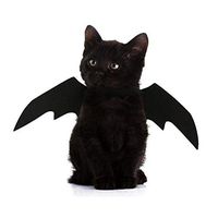 Halloween Cat Bat 2019 New OLN Pet Dog Cat Bat Wing Cosplay Prop Halloween Bat Fancy Dress Costume Outfit Wings Cat Costumes Photo Props Headwear (45cm x 16cm)