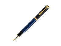 Pelikan PK-M400BK/BL-M Luxury Souveran M400 Fountain Pen - Black/Blue