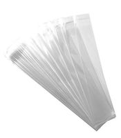 FlanicaUSA 100 pcs 2" x 10" 2 MIL Clear Flat Resealable Cello OPP's/Clear Plastic Bags Good for Bakery, Candle, Incense, Jewelry Items Bags.