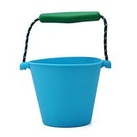 Beach Toys Bucket Foldable Silicone Pail Collapsible Sand Buckets Shower Bath Pour Bucket Hand-held Barrel