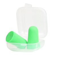 Sujing 1Pair Noise Cancelling Earplugs Soft Foam Earplugs Noise Reduction (Green)