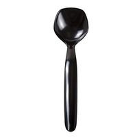 AmerCare Black Polystyrene Serving Spoons, Individually Wrapped, Case of 144