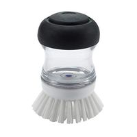 OXO 36481 Good Grips Soap Dispensing Palm Brush,Black/Clear/White,1EA
