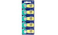 5 Pack Sony LR44 - A76 - AG13 Alkaline Button Cell Battery