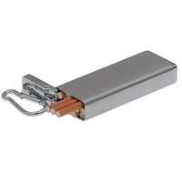 Anti-pressure cigarette case,metal texture,portable thin and light,unisex,can hold 17 fine cigarettes