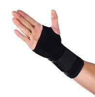 Anti-Sprain Wristband, Sports Protective Gear, Breathable Compression Plate, Fixed Palm, Badminton Basketball Anti-Sprain Wrist, Unisex, Auxiliary Fixed Gloves,2Packs