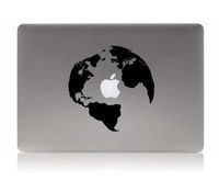 IDEAPRO Globe Silhouette Decal - New Ad Decal Apple Laptop Decorative Vinyl Sticker Skins for MacBook 13 Inch MacBook Pro 13 Macbook air 13 Macbook 13 Retina