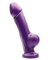 Tantus Adult Toys - Super Destiny Super Soft - Ultra-Premium Flexible & Firm Silicone Dildo - Midnight Purple - Harness & Machine Compatible