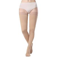 SKYFOXE Medical Thigh High Compression Stockings for Women Men- Closed Toe Firm Support 15-20 mmHg Gradient Compression Socks-Moderate Toeless Medical Support Hose for Swelling Varicose Veins Edema