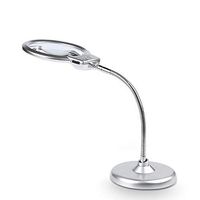 LIAN-lupa Desktop Magnifying Glass with Light Children Elderly Reading Magnifying Mirror Mobile Phone Watch HD Repair Magnifier