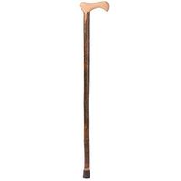 Brazos Trekking Pole Hiking Stick for Men and Women Handcrafted of Lightweight Wood and made in the USA,  Hickory,  40 Inches