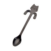 Trenton Stainless Steel Cute Cat Hanging Cup Coffee Dessert Spoon Kitchen Tableware