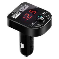 Bluetooth Car Kit FM Transmitter MP3 Player Wireless Media Player Car Dual USB Charger